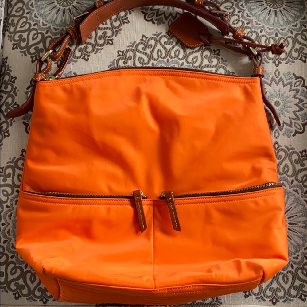 Dooney & Bourke orange handbag EUC